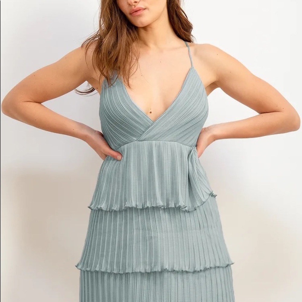 Lulu’s Tiered Ruffle Mini Dress - Picture 5 of 6